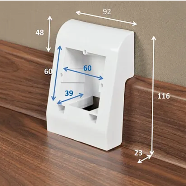 Мультибокс для установки розеток на плинтус Arbiton INDO LM-70