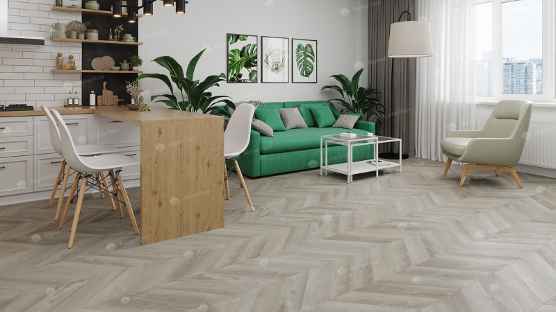 SPC плитка Alpine Floor Chevron ECO 18-1