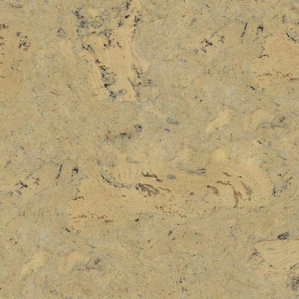 Плавающее пробковое напольное покрытие Леон крем 