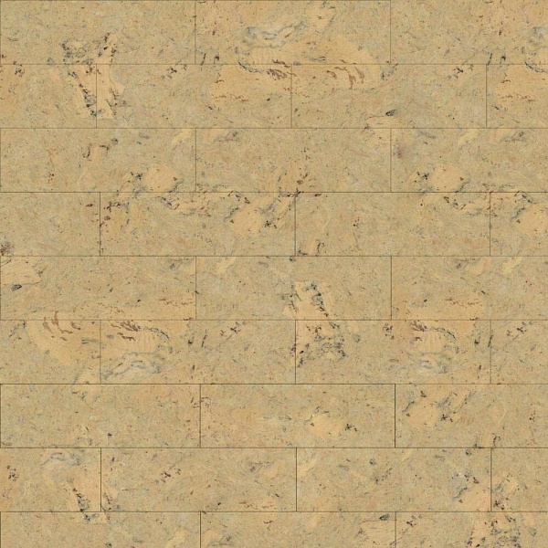 Плавающее пробковое напольное покрытие Леон крем 