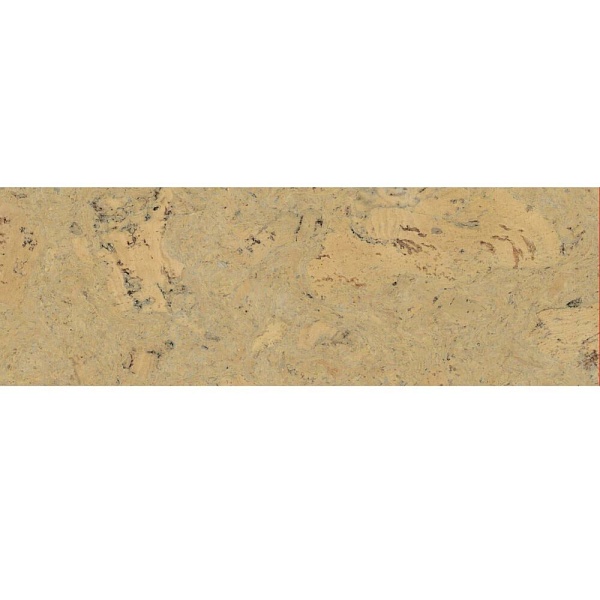 Плавающее пробковое напольное покрытие Леон крем 