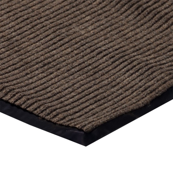 Коврик влаговпитывающий, ребристый 120*1500см, коричневый