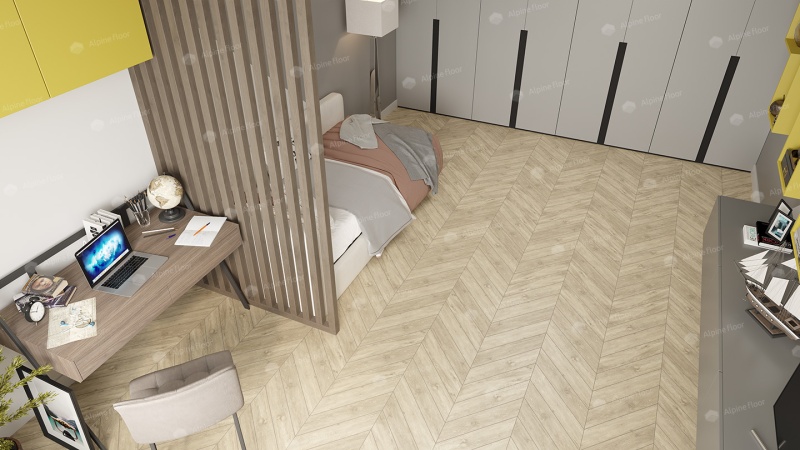 SPC плитка Alpine Floor Chevron ECO 18-7