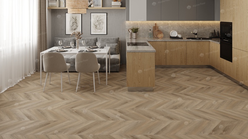 SPCплитка Alpine Floor Chevron ECO 18-6