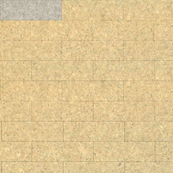 Плавающее пробковое напольное покрытие Коимбра бланко 